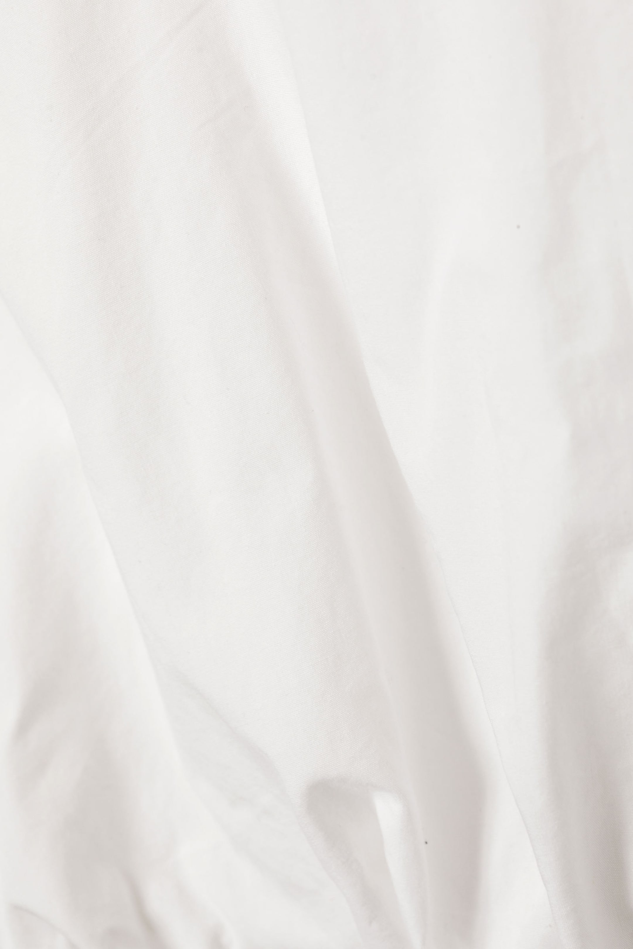 White - Balloon Hem Sleeveless Poplin Top - 4