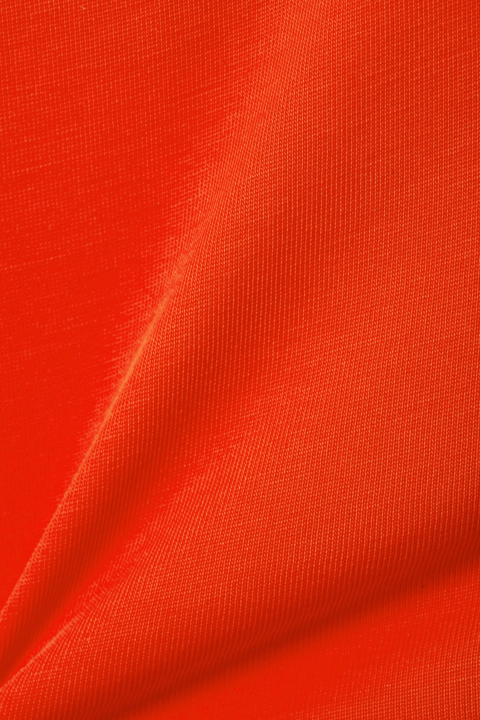 Leuchtendes Orange - Superweiches ärmelloses Top mit U-Boot-Ausschnitt - 4