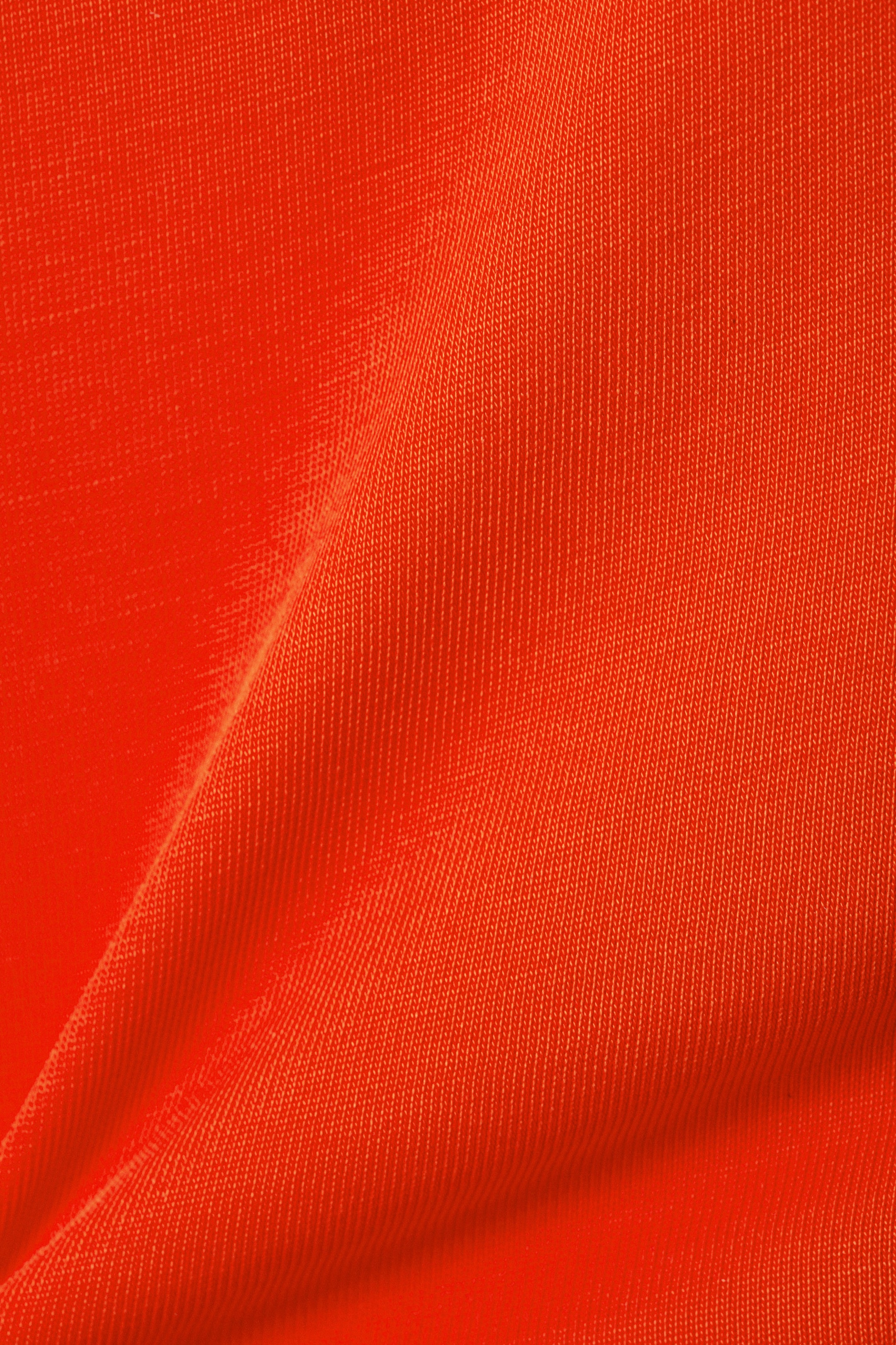 Bright Orange - Super soft sleeveless boatneck top - 1