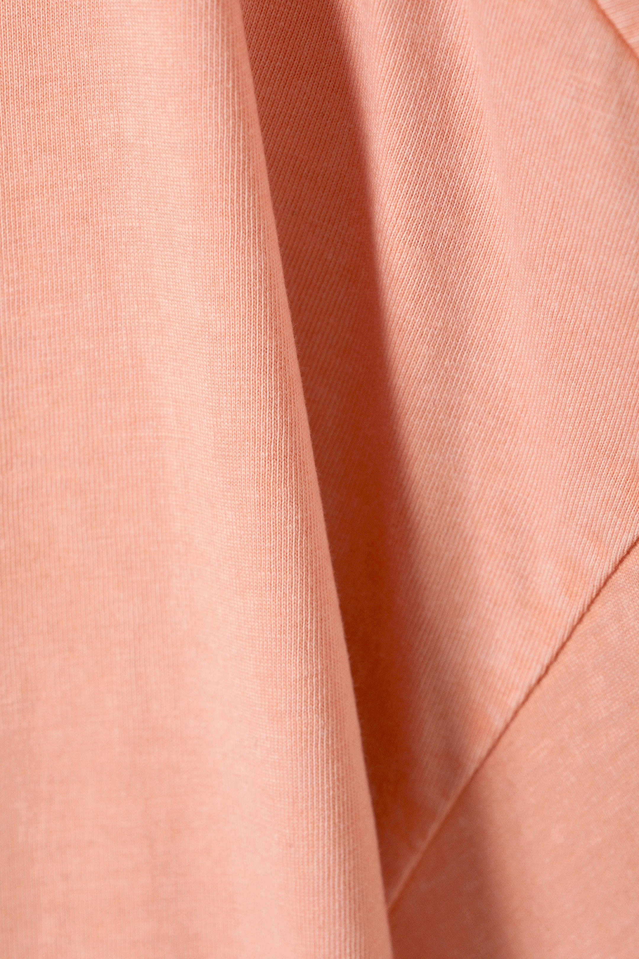 Ljus tvättad orange - Oversized t-shirt i bomull - 1