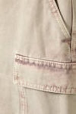 Pinkish Beige - Mini Cotton Cargo Skirt - 4