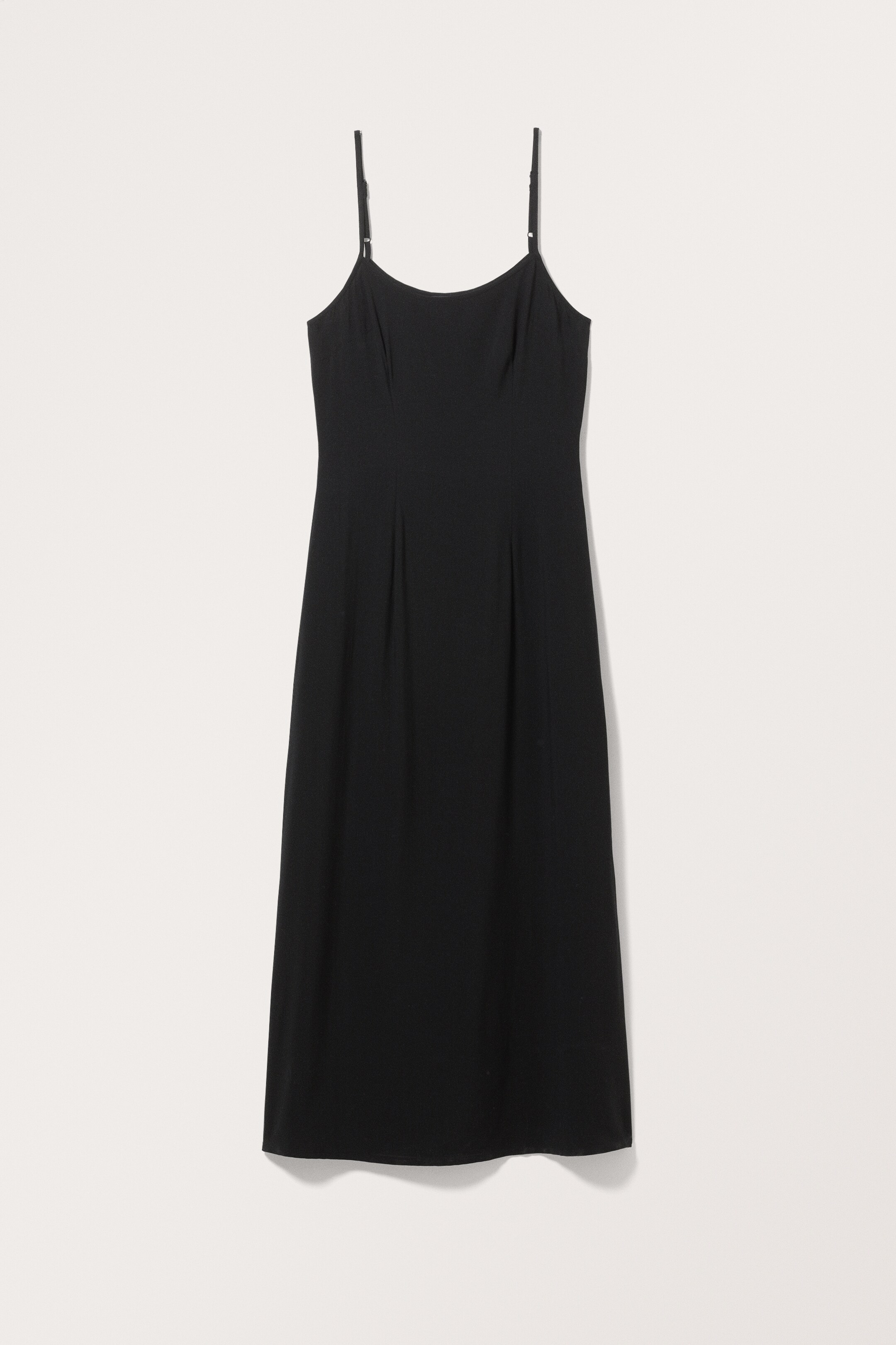 Visa större bild: Figursydd ärmlös maxiklänning - Svart - DAM | H&M SE 1