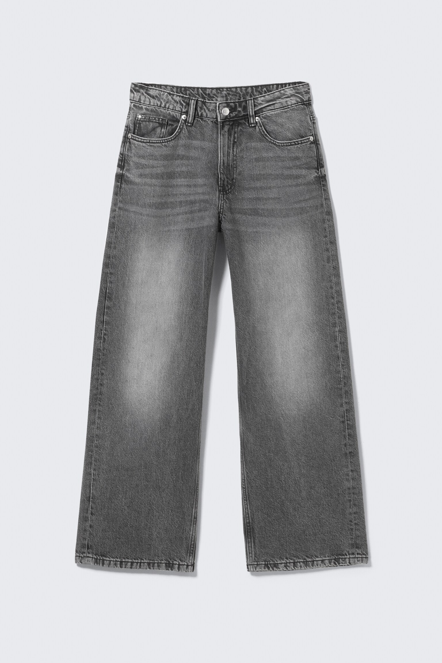 Dżinsy Missy Low Waist Loose Straight Leg - Haunted Black - 2