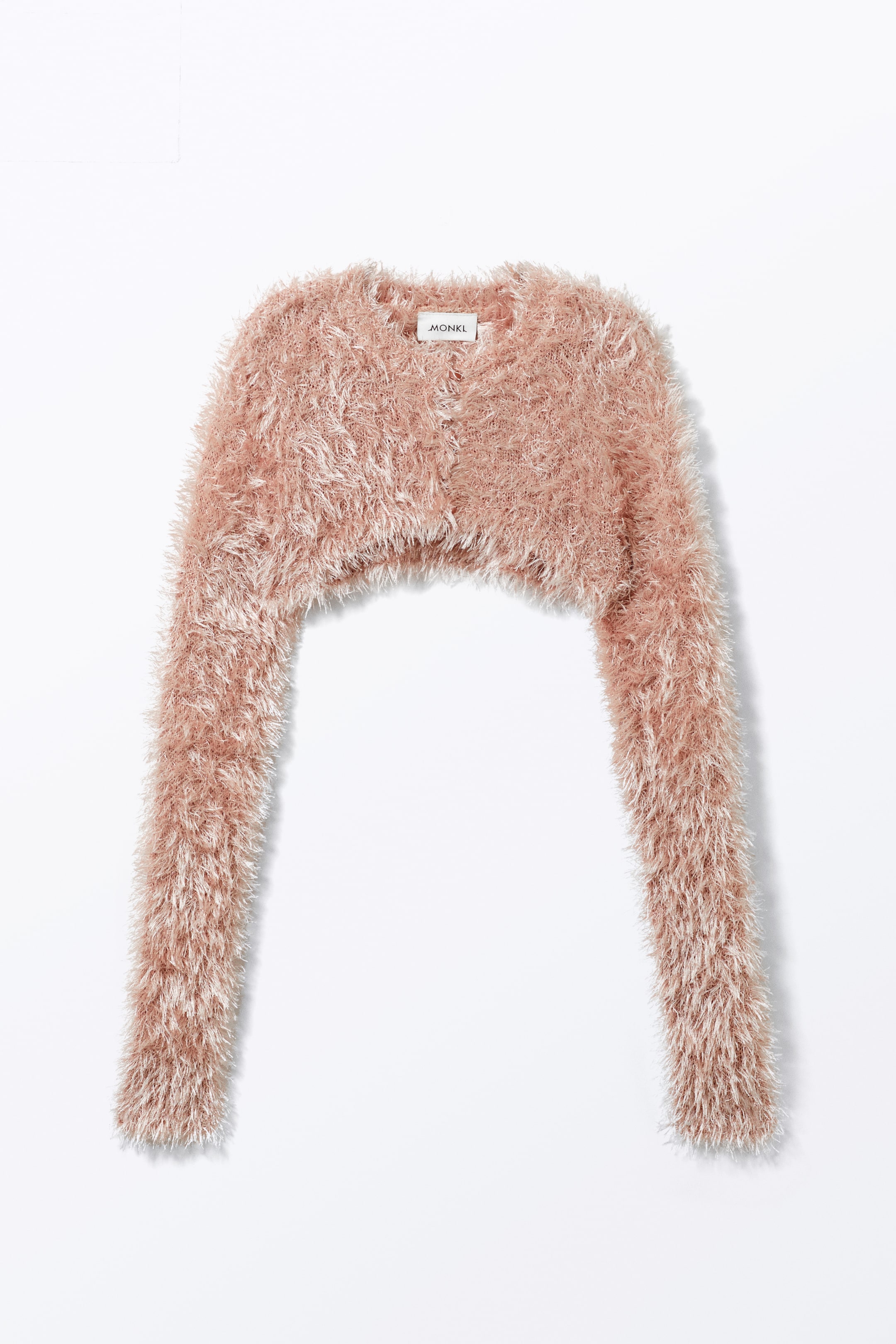 Größeres Bild ansehen: Flauschiger gestrickter Bolero-Cardigan - Helles Altrosa - Ladies | H&M DE 4