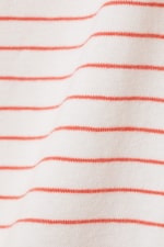 Red & White Stripes - Slim Strappy Tank Top - 1