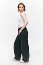 Smokey Blue - Peggy Low Waist Loose Baggy Leg Jeans - 3