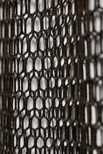 Brun foncé - Jupe midi en mesh - 4