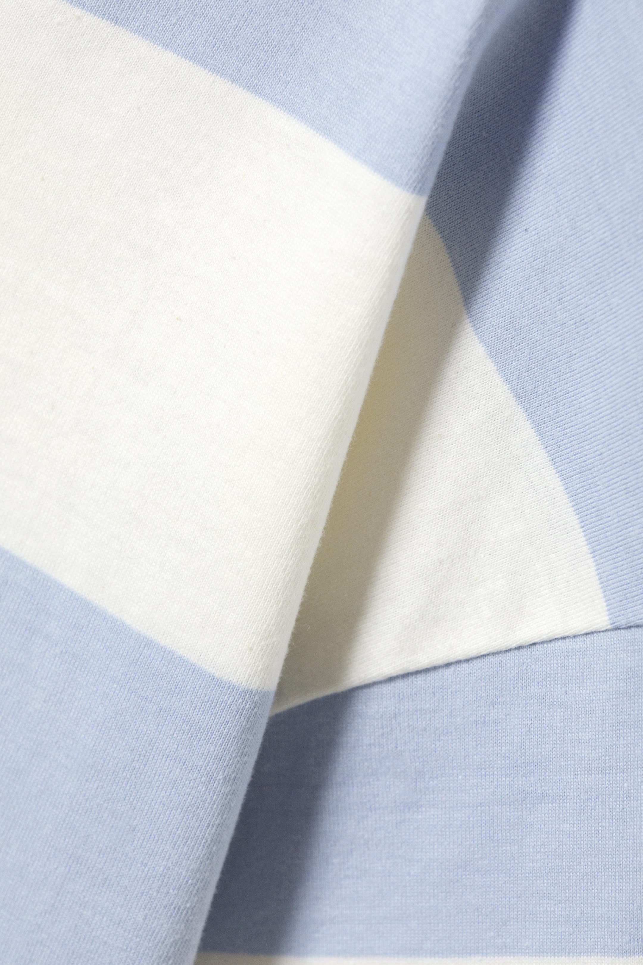 Light Blue & White Stripe - 28 - Boxy Fit Printed T-Shirt - 6