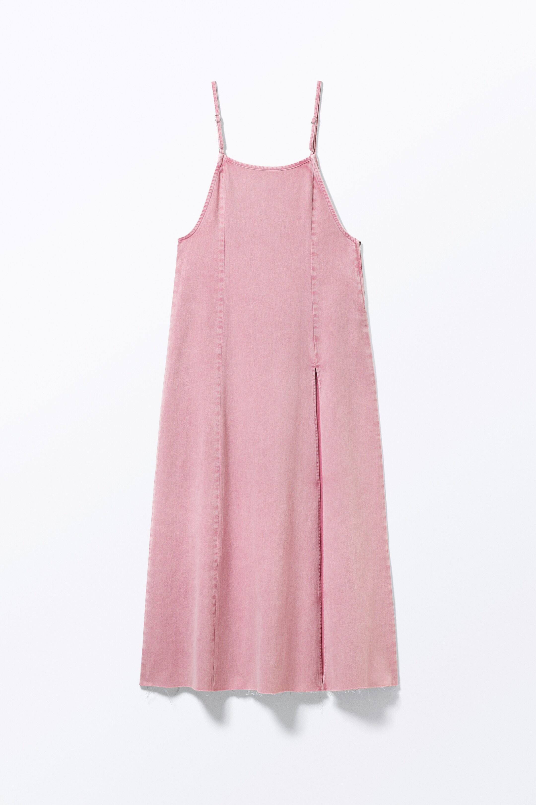 View larger image: Sleeveless Twill Maxi Slip Dress - Dusty Pink - Ladies | H&M GB 6