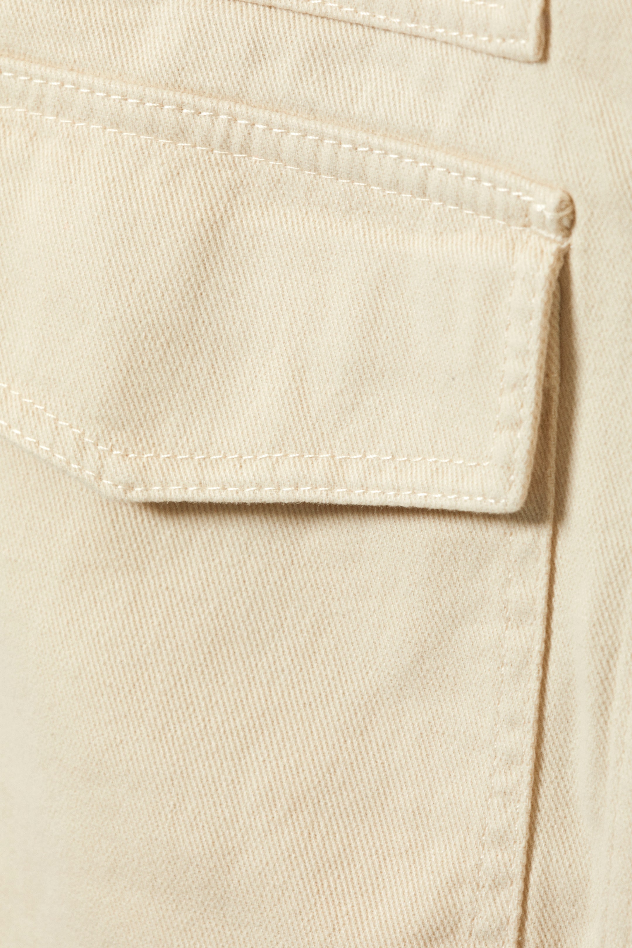 Light Dusty Beige - Detachable Sleeve Cotton Jacket - 2