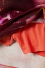 Orange/Rot - Calypso-Blüte - Mini-Skort zum Hineinschlüpfen - 5