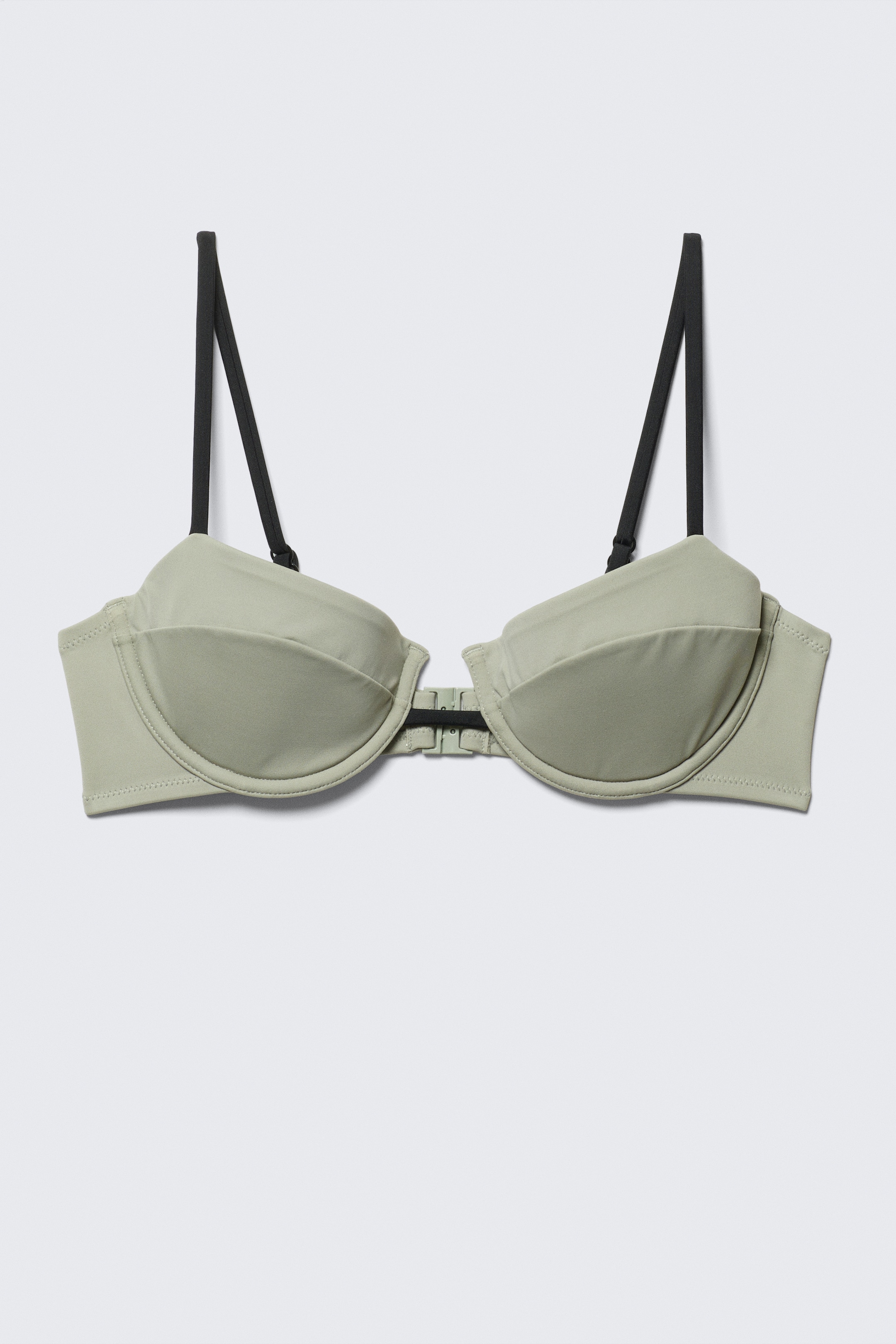 Größeres Bild ansehen: Bikini-Oberteil mit Bügel und Polsterung - Helles Khakigrün - Ladies | H&M DE 4