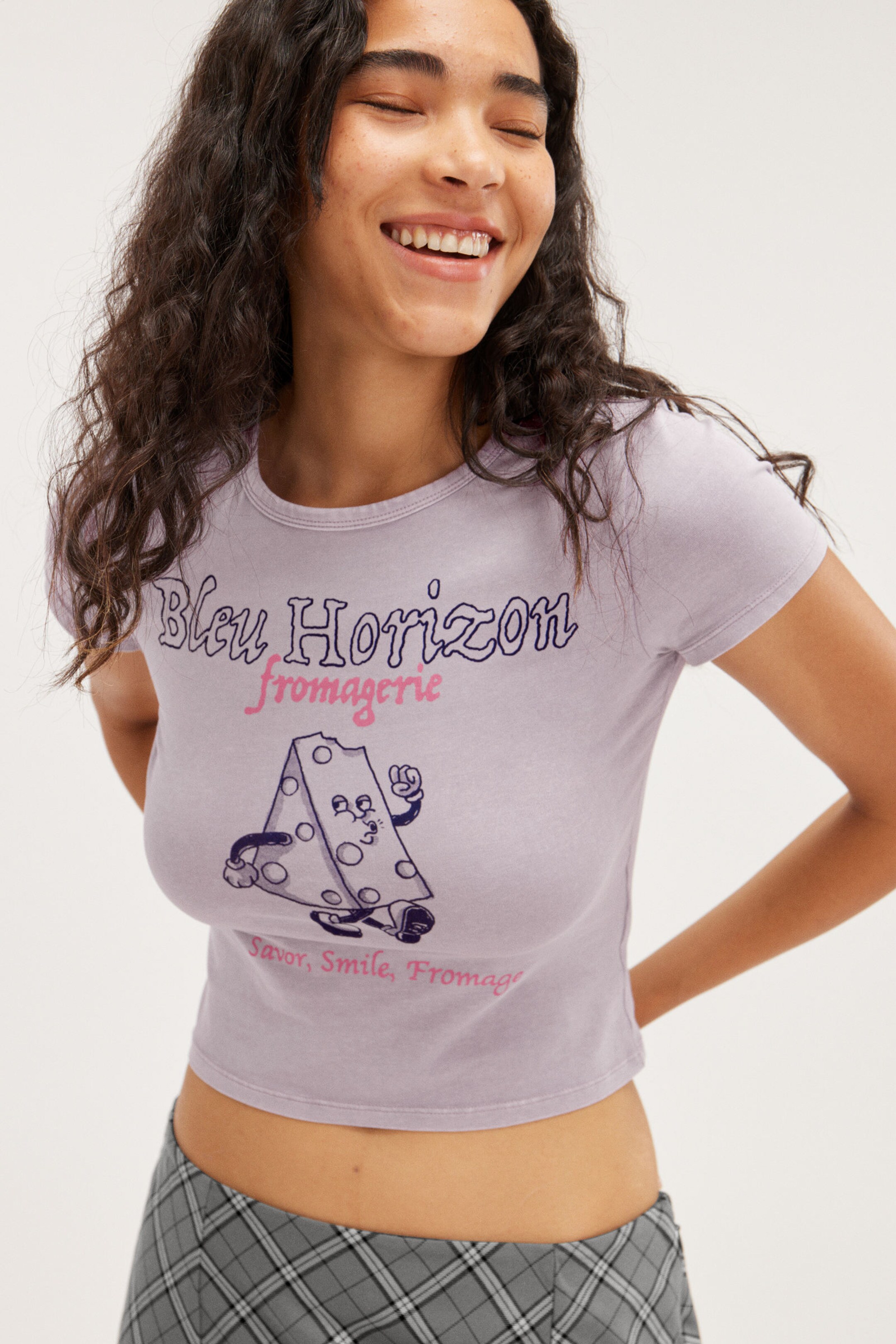 Lilac - Fromagerie - Cropped t-shirt - 0