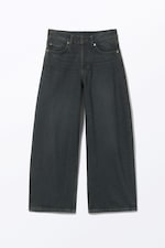 Smokey Blue - Mörkblå - Peggy lediga jeans med låg midja - 0