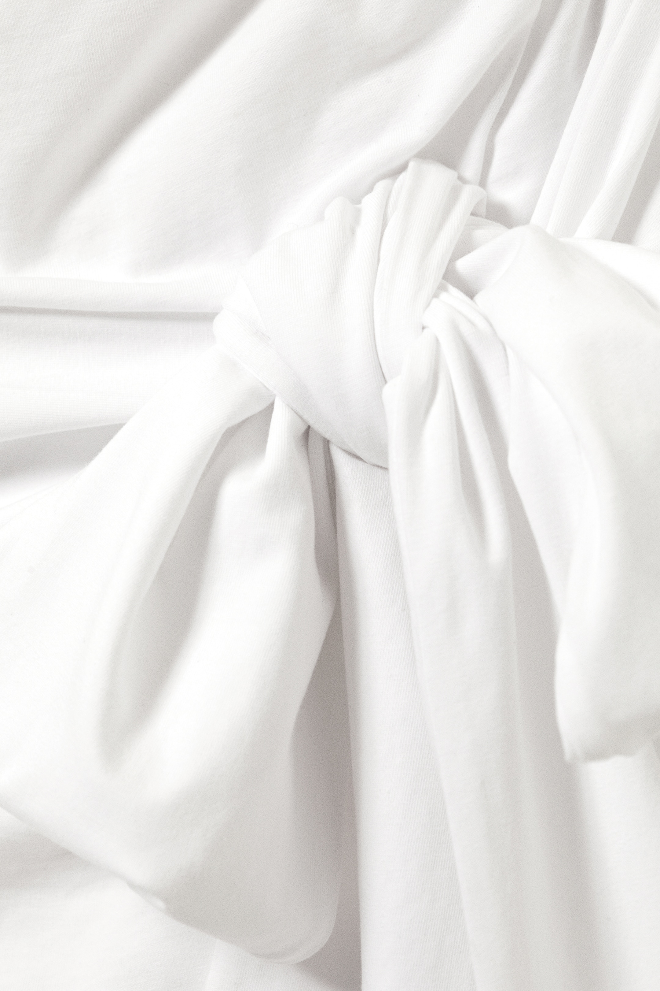 Größeres Bild ansehen: Drapiertes Minikleid mit Schnürung vorn - Weiß - Ladies | H&M DE 6