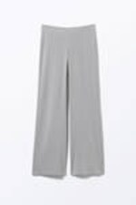 Grau - Weiche Leggings mit niedriger Taille - 3