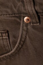 Faded Brown - Naoki Low Loose Jeans - 1