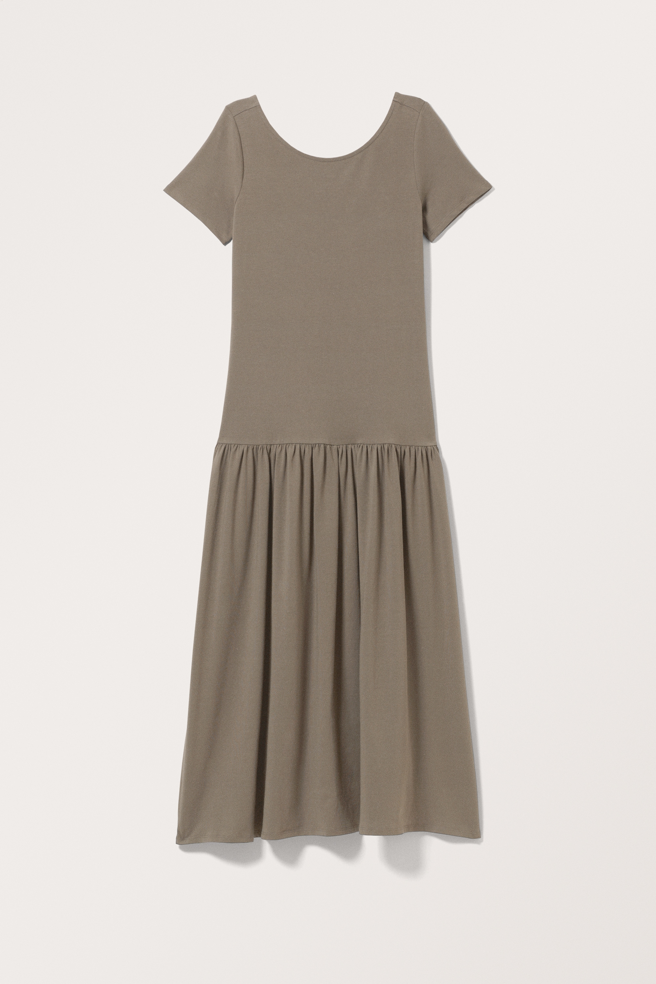 Vis større bilde: Slim Fit maxikjole - Mørk mole - DAME | H&M NO 1