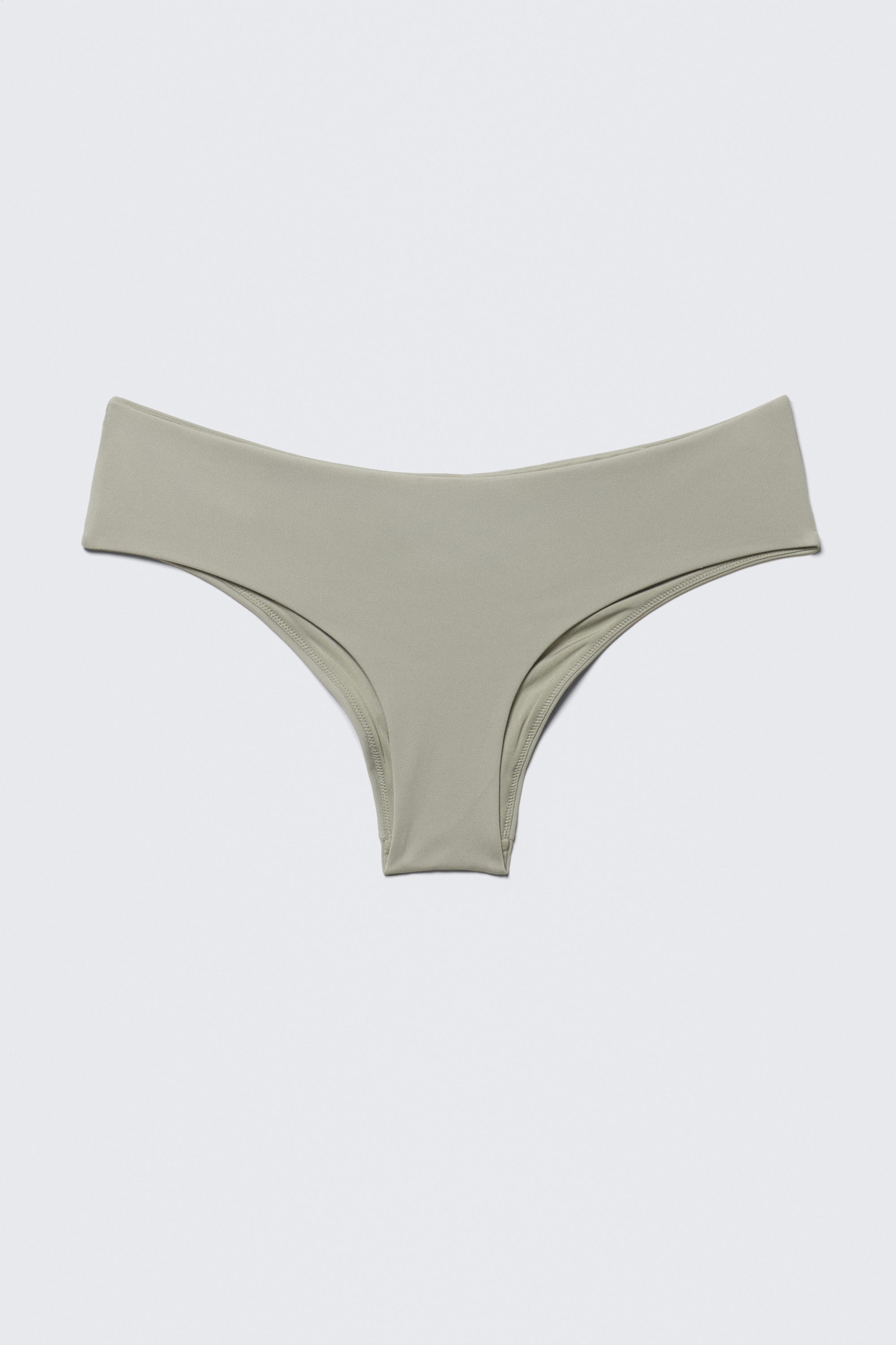 Khaki Green - Seamless Hipster Bikini Bottoms - 3