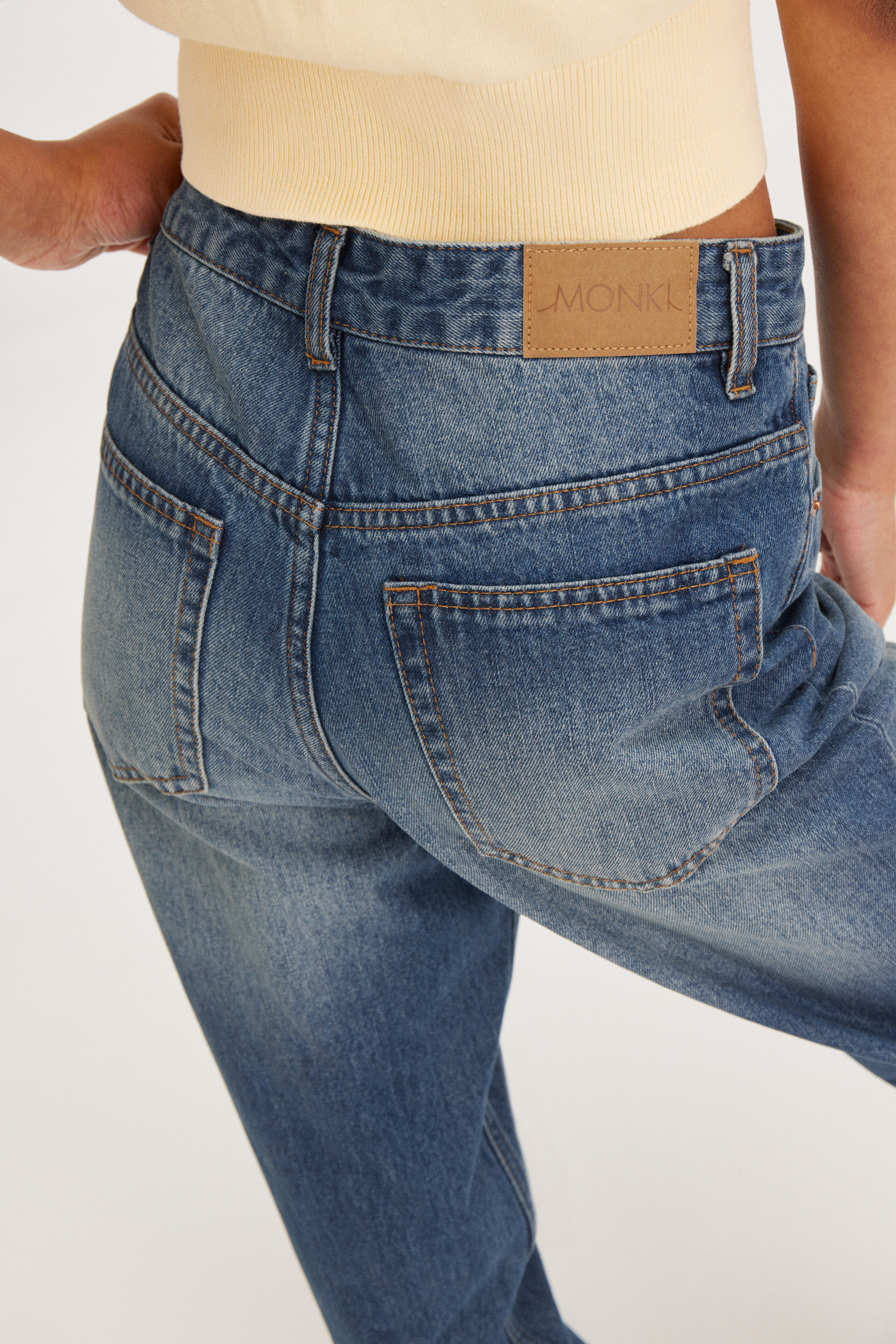 Gabby Blue - Aimo rechte jeans met halfhoge taille - 4