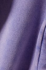 Washed Purple - Cropped Zip Hoodie - 1