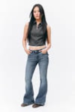 Sunset Blue - Cheri Low Waist Flared Jeans - 0