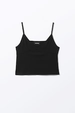 Black - Soft Strap Top - 0