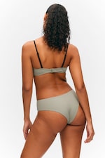 Helles Khakigrün - Bikini-Oberteil mit Bügel und Polsterung - 2