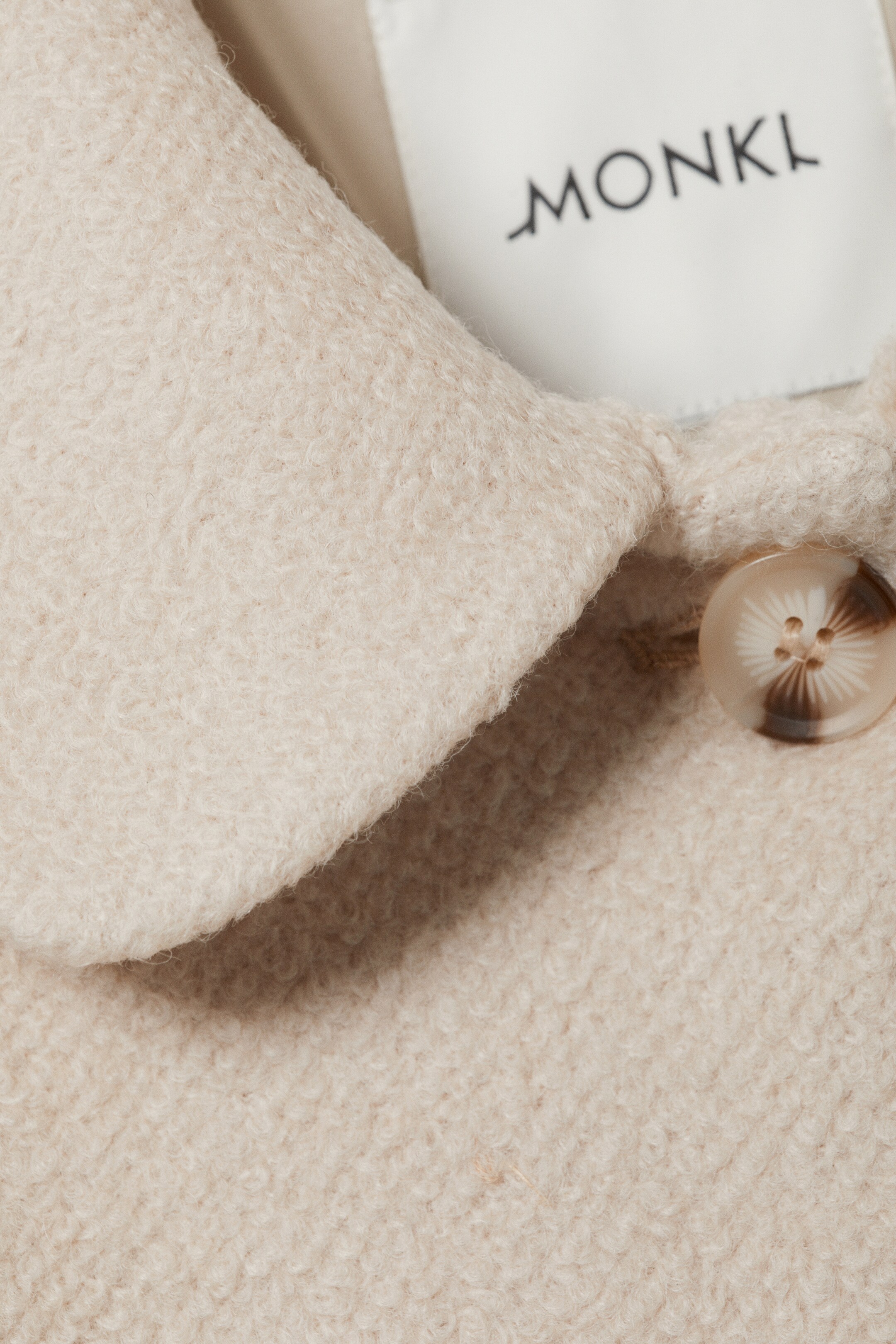 Agrandir l'image: Veste en mélange de laine à boutonnage simple - Beige clair - FEMME | H&M BE 6