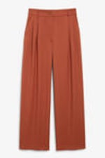 Dunkelorange - Hose mit weitem Bein - 0