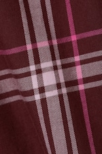 Dunkelrot kariert - Boxershorts aus Flanell - 1