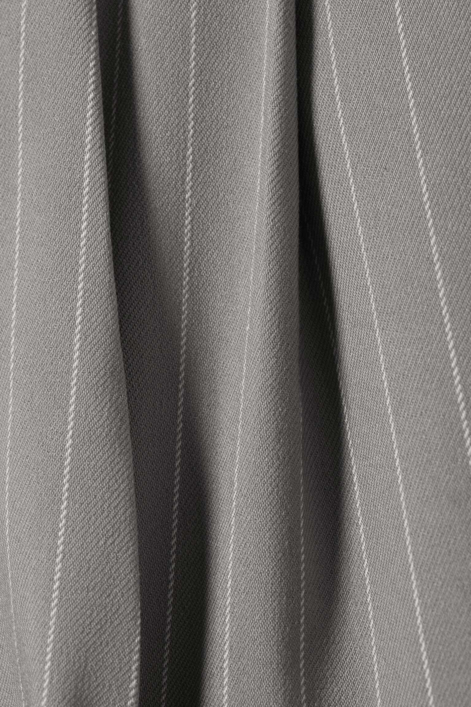 Wide Leg Trousers - Striped Grey/Black/Dark grey - 4