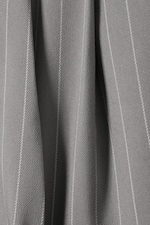 Striped Grey - Wide Leg Trousers - 4