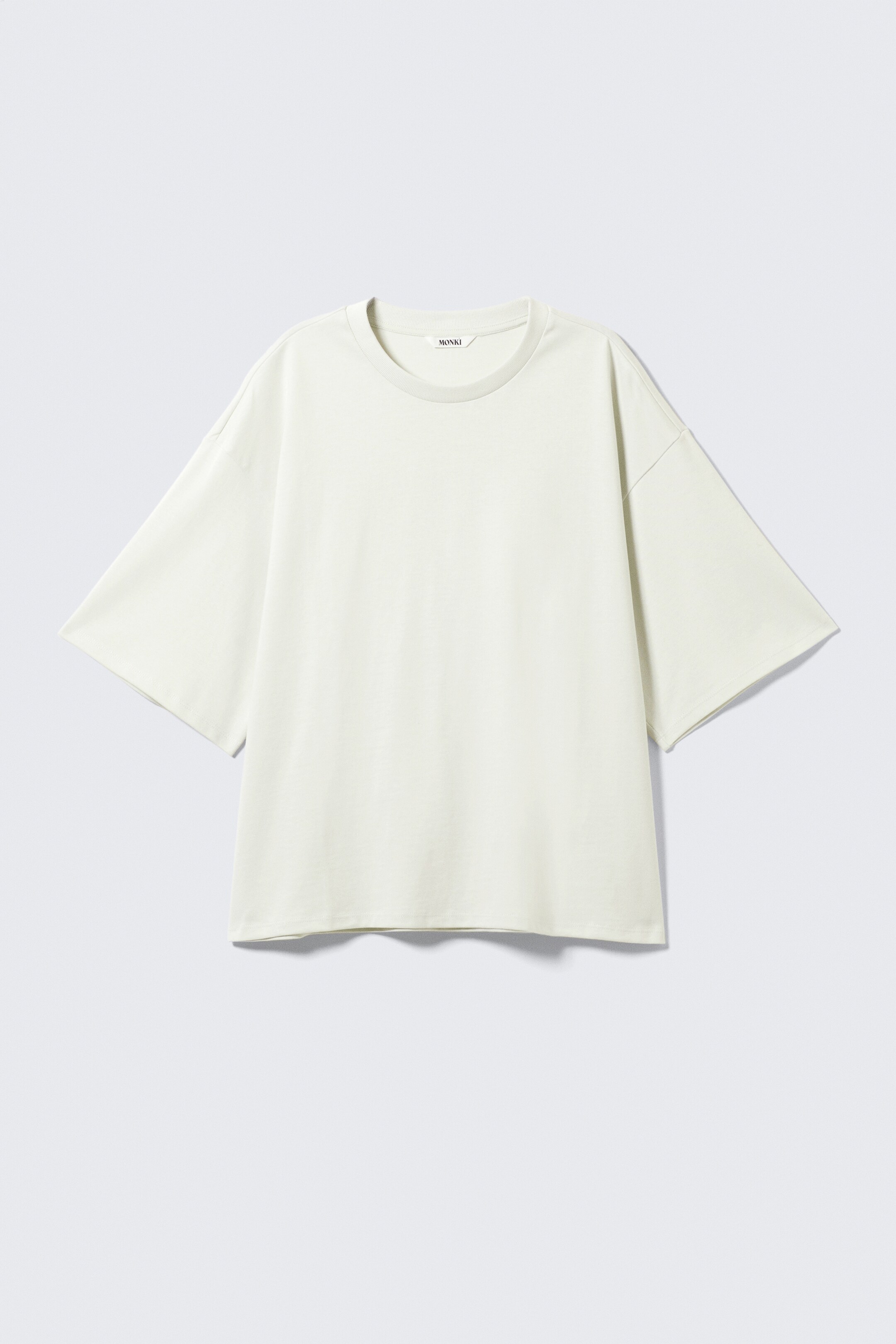 Zobraziť väčší obrázok: Heavyweight Boxy Cotton T-Shirt - Light Dusty Green - ŽENY | H&M SK 4