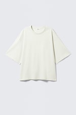 Light Dusty Green - Heavyweight Boxy Cotton T-Shirt - 3