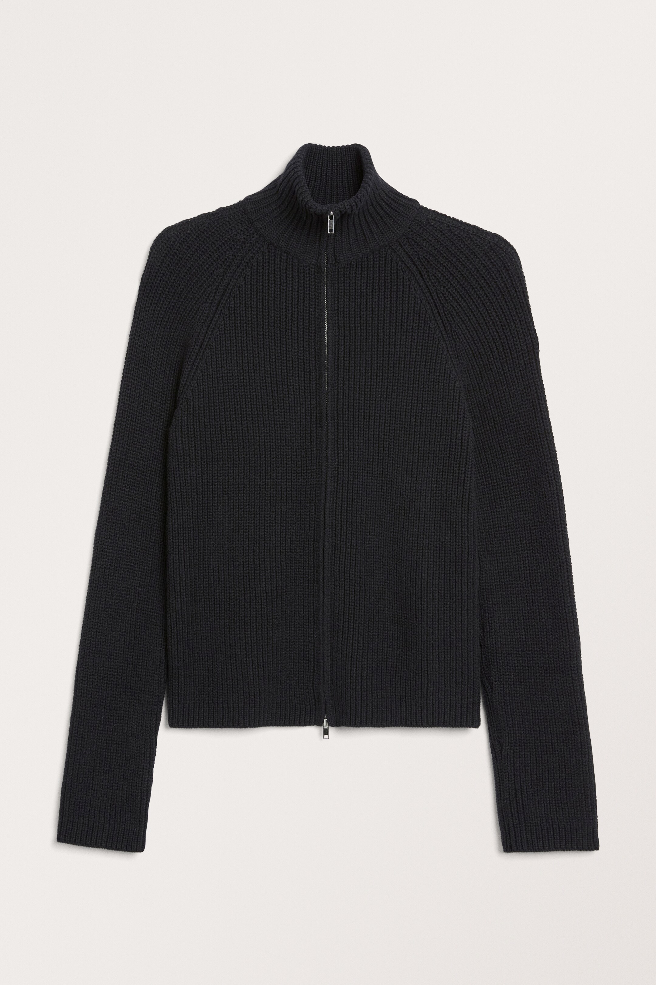 Zobacz większy obraz: Kardigan z dwukierunkowym suwakiem - Czarny - ONA | H&M PL 1