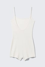 Off-white - Ribbed Fitted Jumpsuit - 1