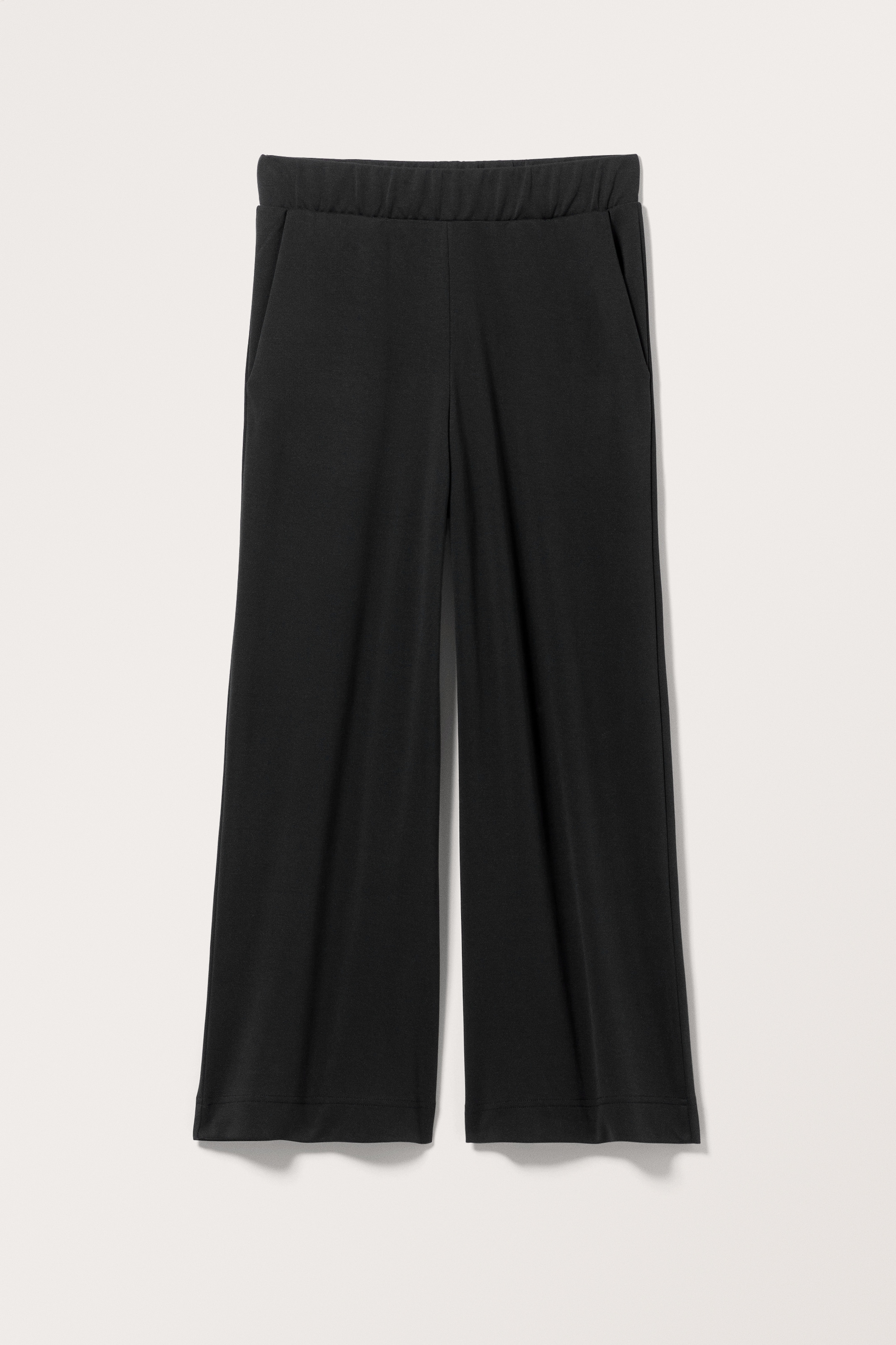 Visa större bild: Supermjuka byxor med vida ben - Svart - DAM | H&M SE 1