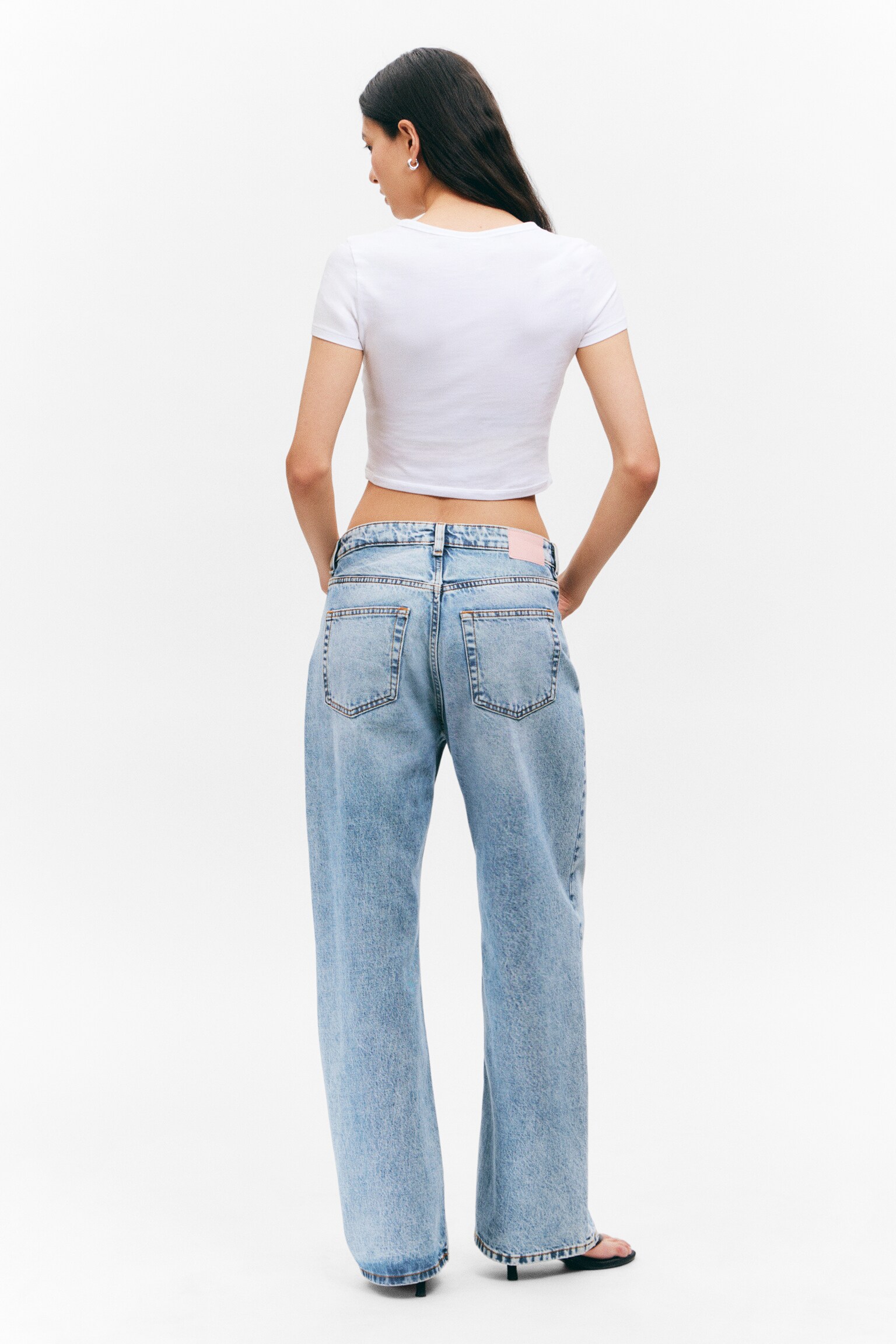 Dżinsy Missy Low Waist Loose Straight Leg - Fresh Blue - Light Blue - 3