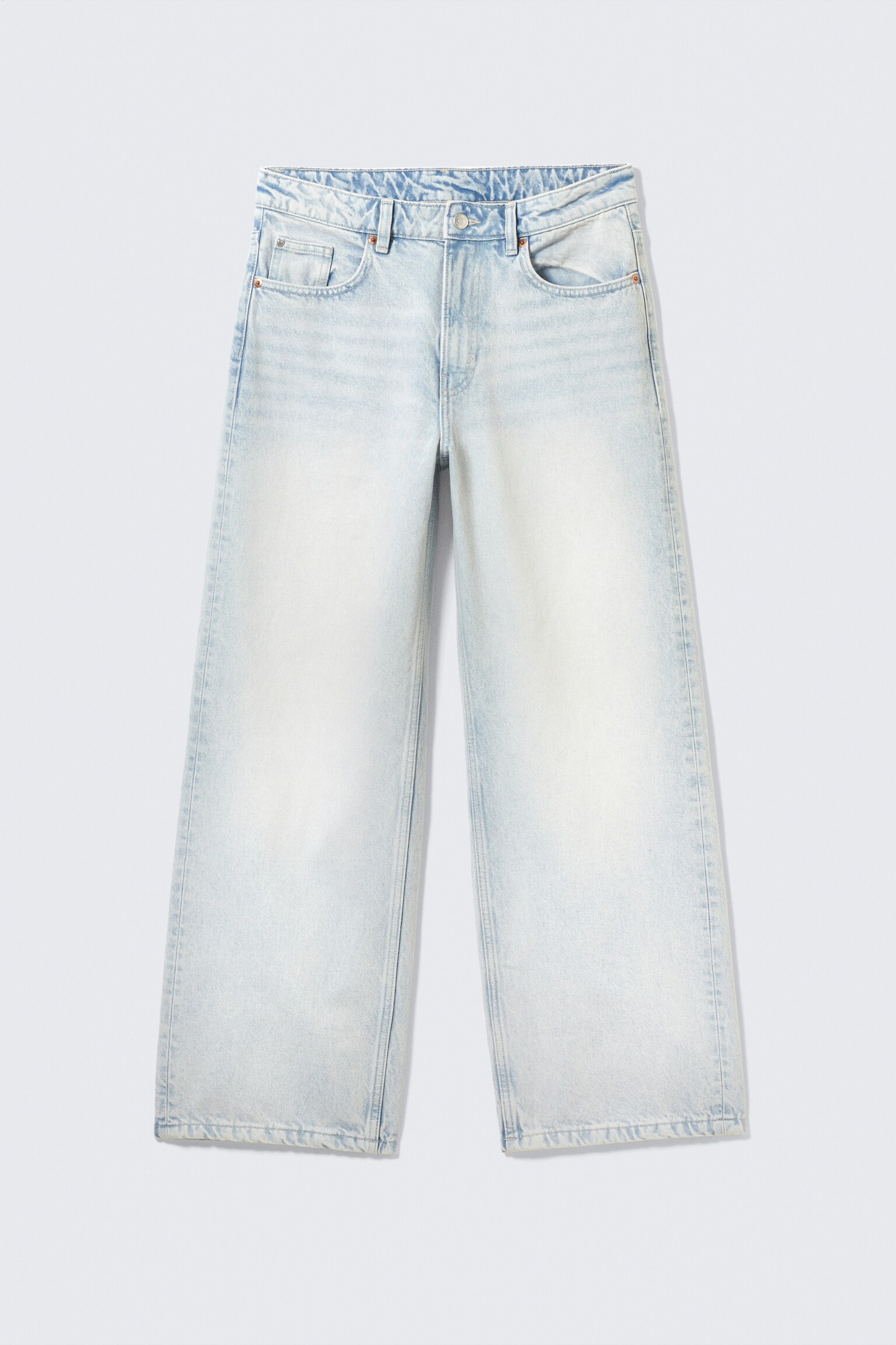 Dżinsy Missy Low Waist Loose Straight Leg - Fluid Blue - Light Blue - 2