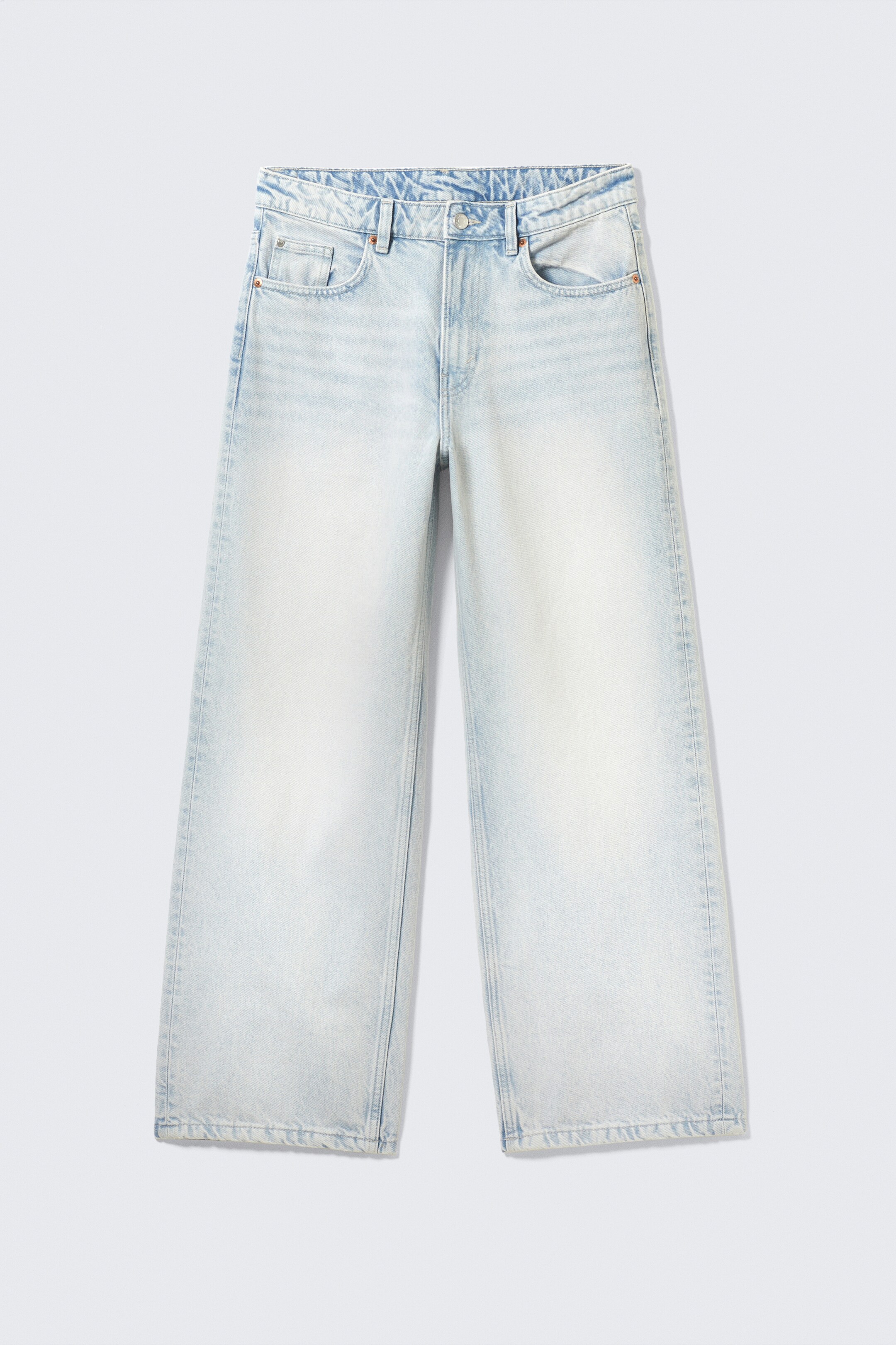 Zobacz większy obraz: Dżinsy Missy Low Waist Loose Straight Leg - Fluid Blue - Light Blue - ONA | H&M PL 6