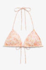 Micro retro floral - Triangle bikini top - 0