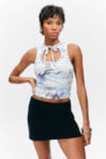 Black - Pull-on Mini Skort - 2