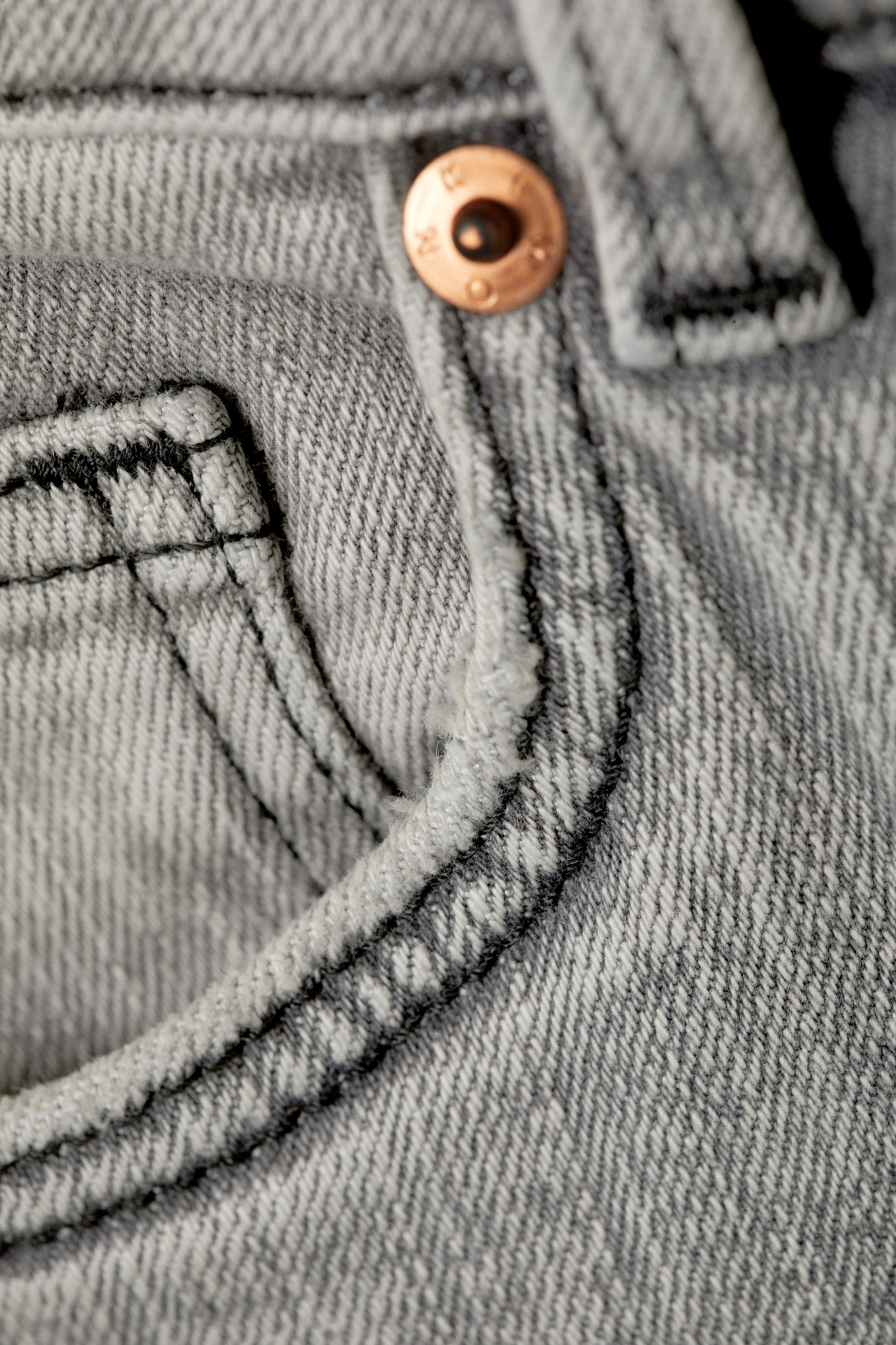 Concrete Grey - Katsumi Low Waist Flared Jeans - 6