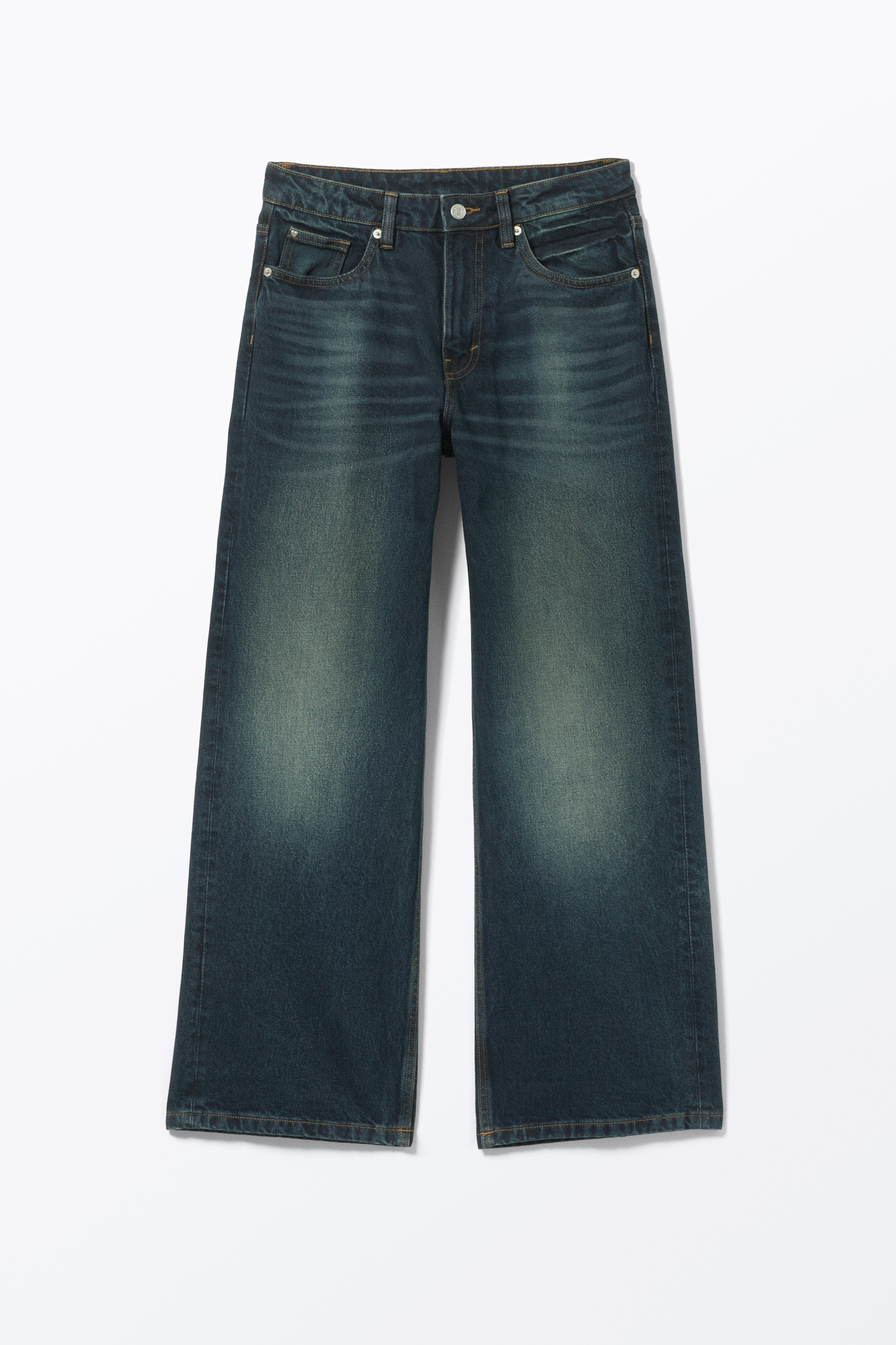 Zobacz większy obraz: Dżinsy Missy Low Waist Loose Straight Leg - Raven Blue - ONA | H&M PL 1