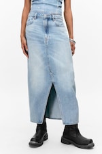 Fresh Blue - Light Blue - Midi denim skirt - 1