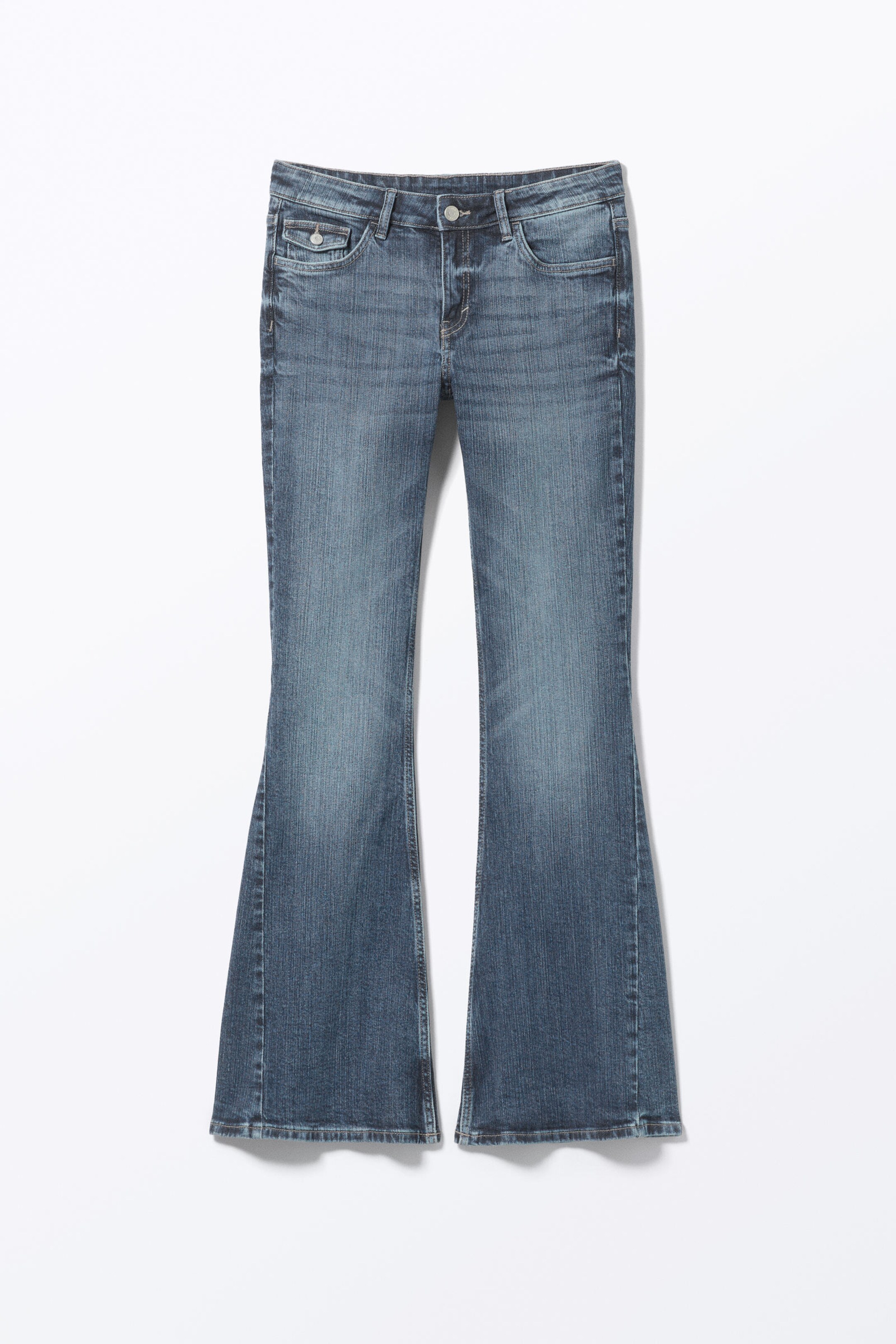 Sunset Blue - Cheri Low Waist Flared Jeans - 5