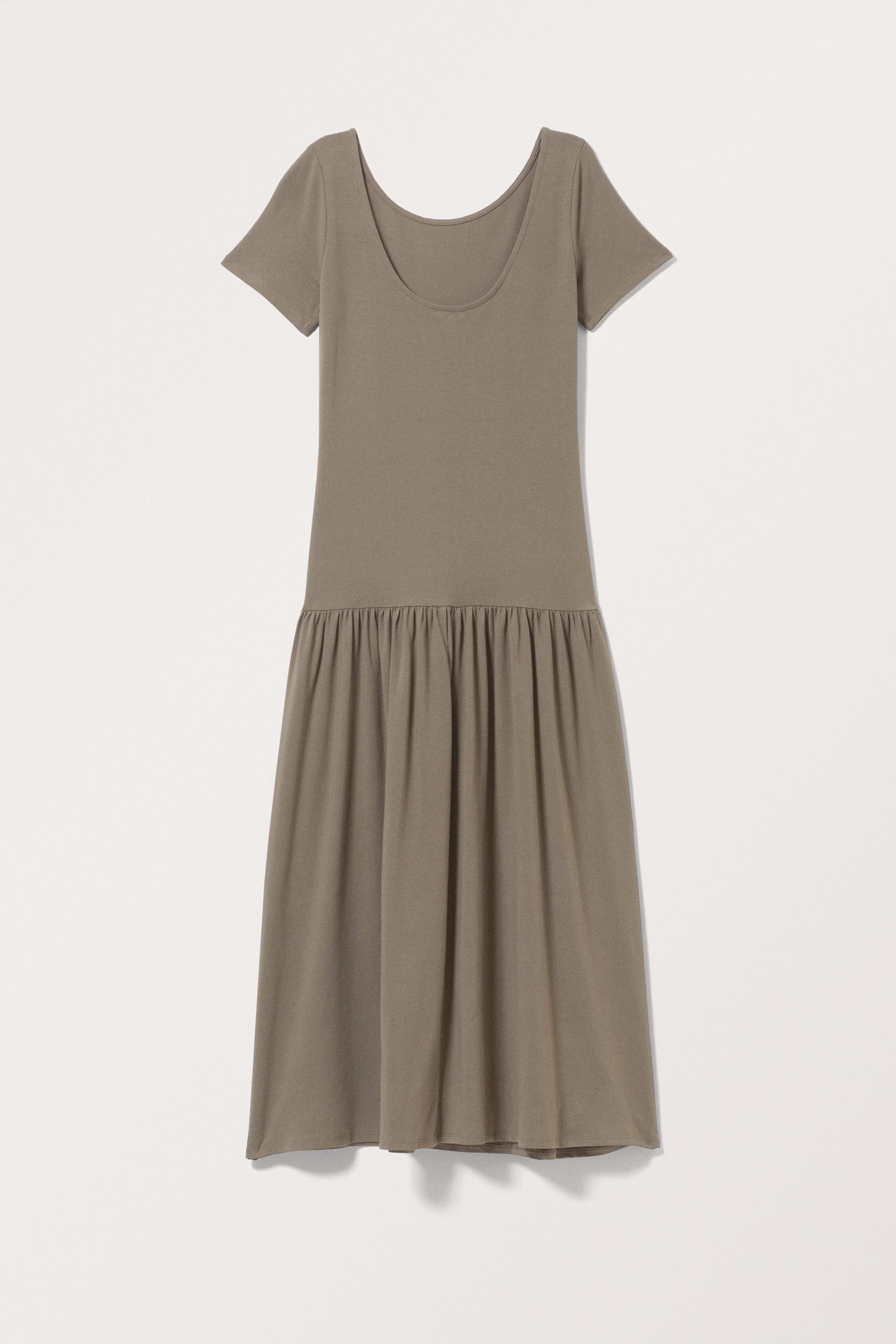Vis større bilde: Slim Fit maxikjole - Mørk mole - DAME | H&M NO 2