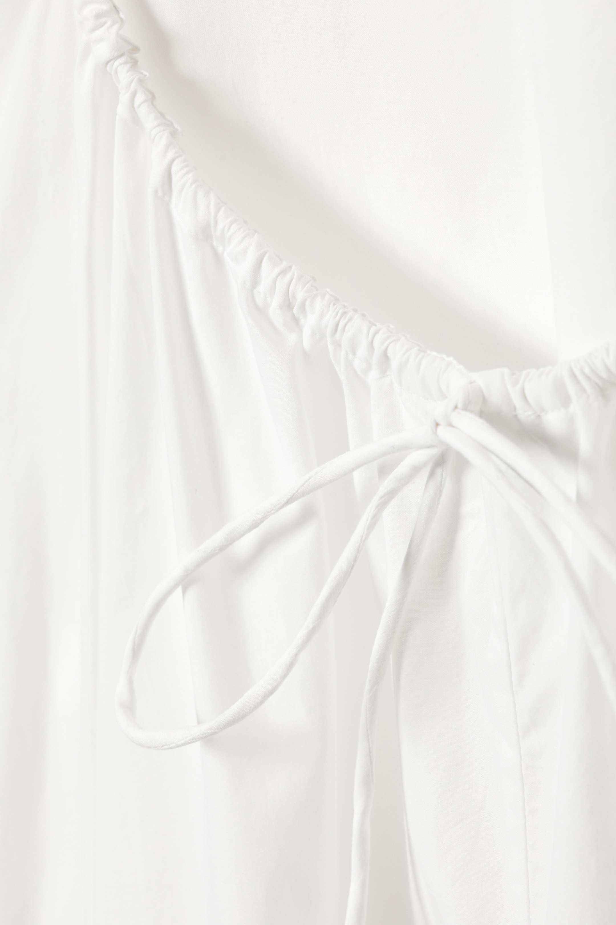 Ingrandisci l'immagine: Tiered Cotton Poplin Maxi Dress - White - DONNA | H&M CH 7