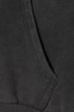 Black - Cropped Zip Hoodie - 4